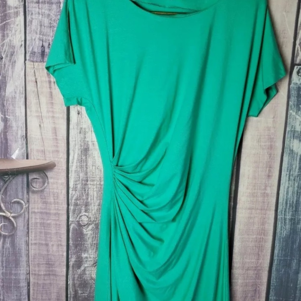 DVF Diane Von Furstenberg Melek Green Dress, L